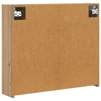 vidaXL Bathroom Mirror Cabinet Artisian Oak 73.5 x 16 x 62.5 cm