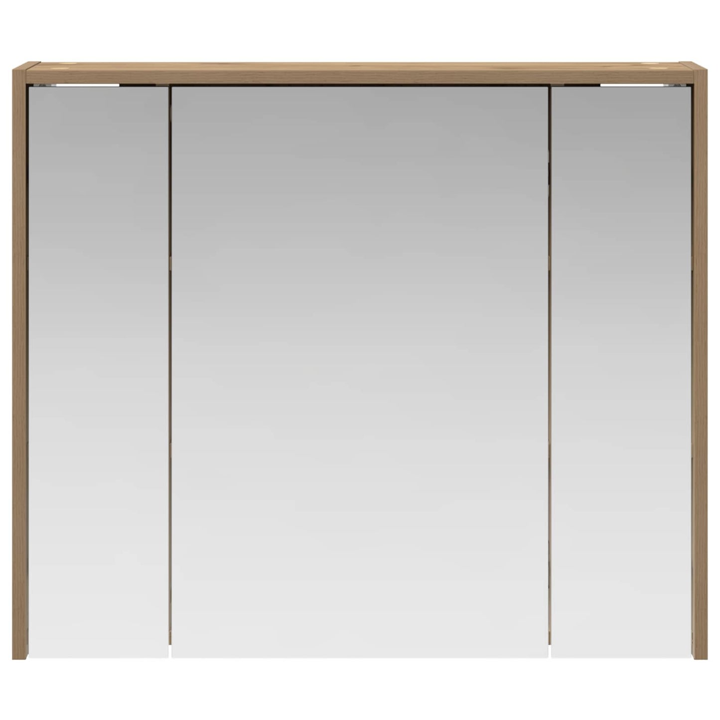 vidaXL Bathroom Mirror Cabinet Artisian Oak 73.5 x 16 x 62.5 cm