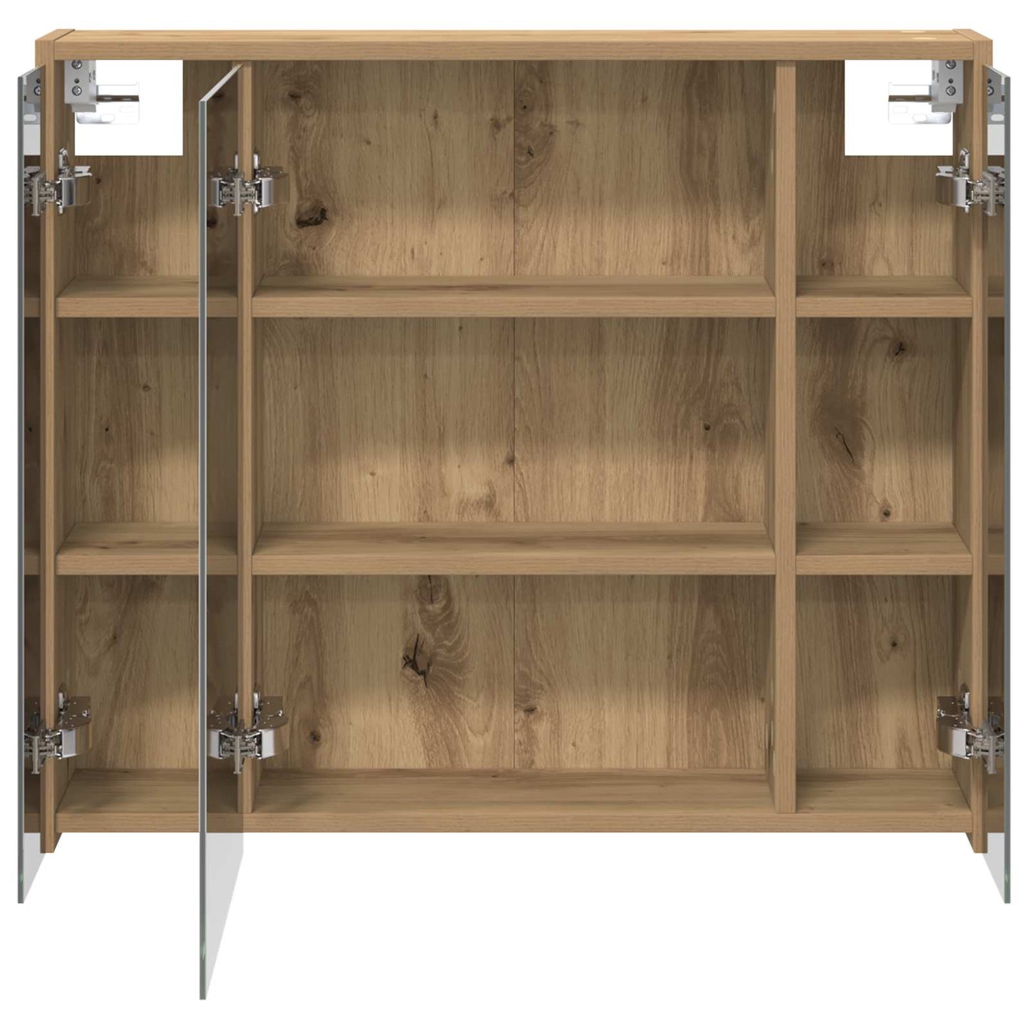 vidaXL Bathroom Mirror Cabinet Artisian Oak 73.5 x 16 x 62.5 cm