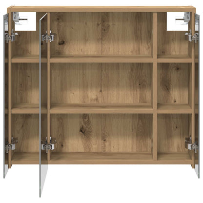vidaXL Bathroom Mirror Cabinet Artisian Oak 73.5 x 16 x 62.5 cm