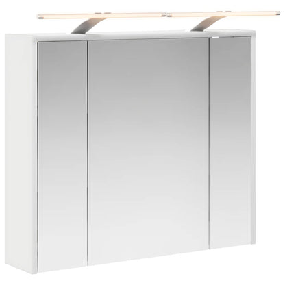 vidaXL Bathroom Mirror Cabinet White 73.5 x 16 x 62.5 cm