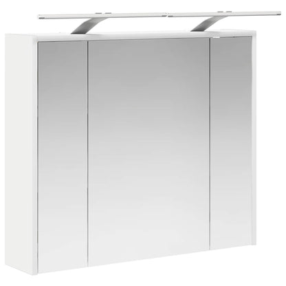 vidaXL Bathroom Mirror Cabinet White 73.5 x 16 x 62.5 cm