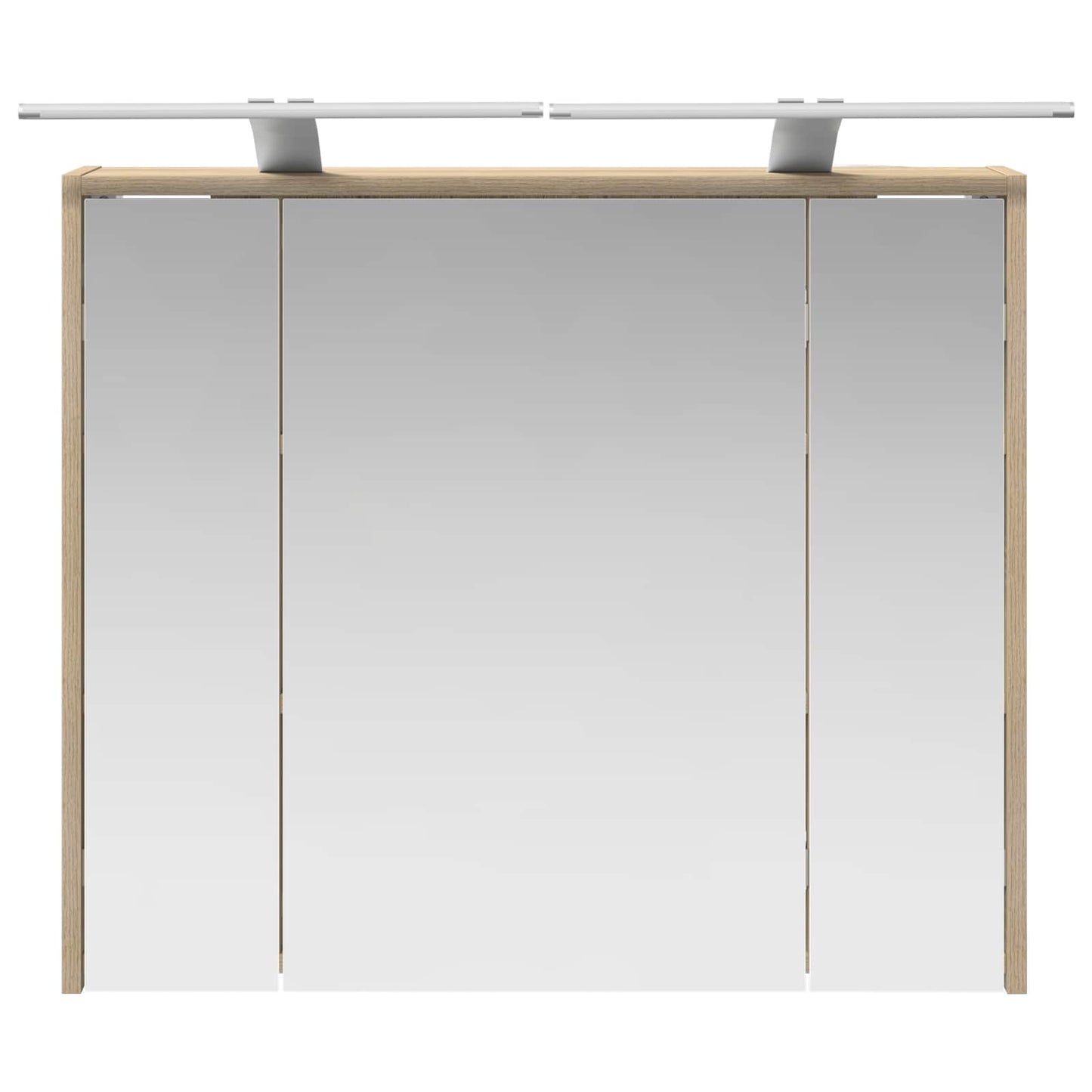 vidaXL Bathroom Mirror Cabinet Sonoma Oak 73.5 x 16 x 62.5 cm