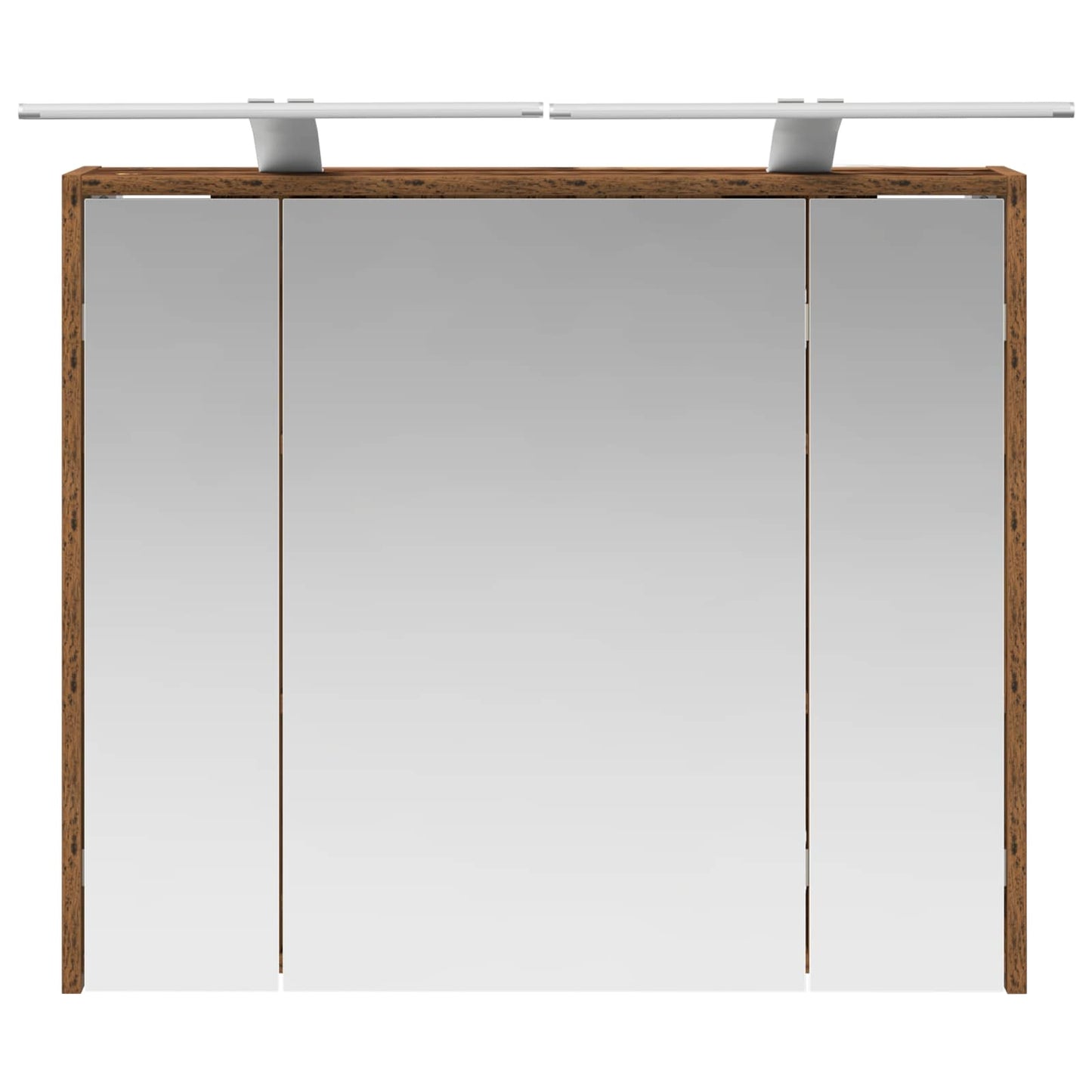 vidaXL Bathroom Mirror Cabinet Old Wood 73.5 x 16 x 62.5 cm