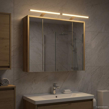 vidaXL Bathroom Mirror Cabinet Artisian Oak 73.5 x 16 x 62.5 cm
