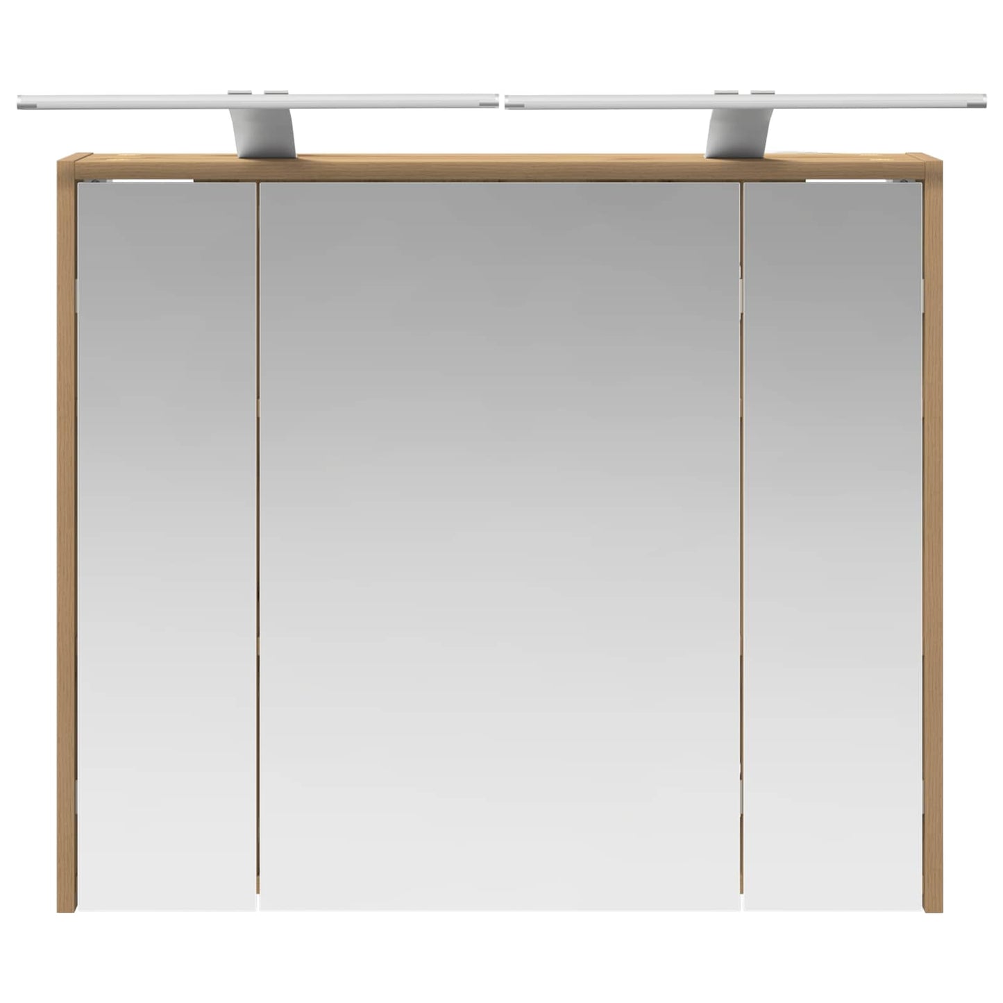 vidaXL Bathroom Mirror Cabinet Artisian Oak 73.5 x 16 x 62.5 cm
