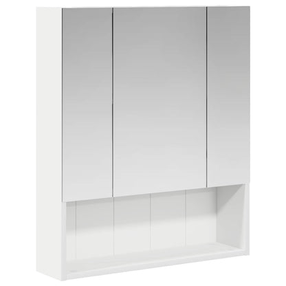 vidaXL Bathroom Mirror Cabinet White 60 x 14.5 x 70 cm Engineered wood