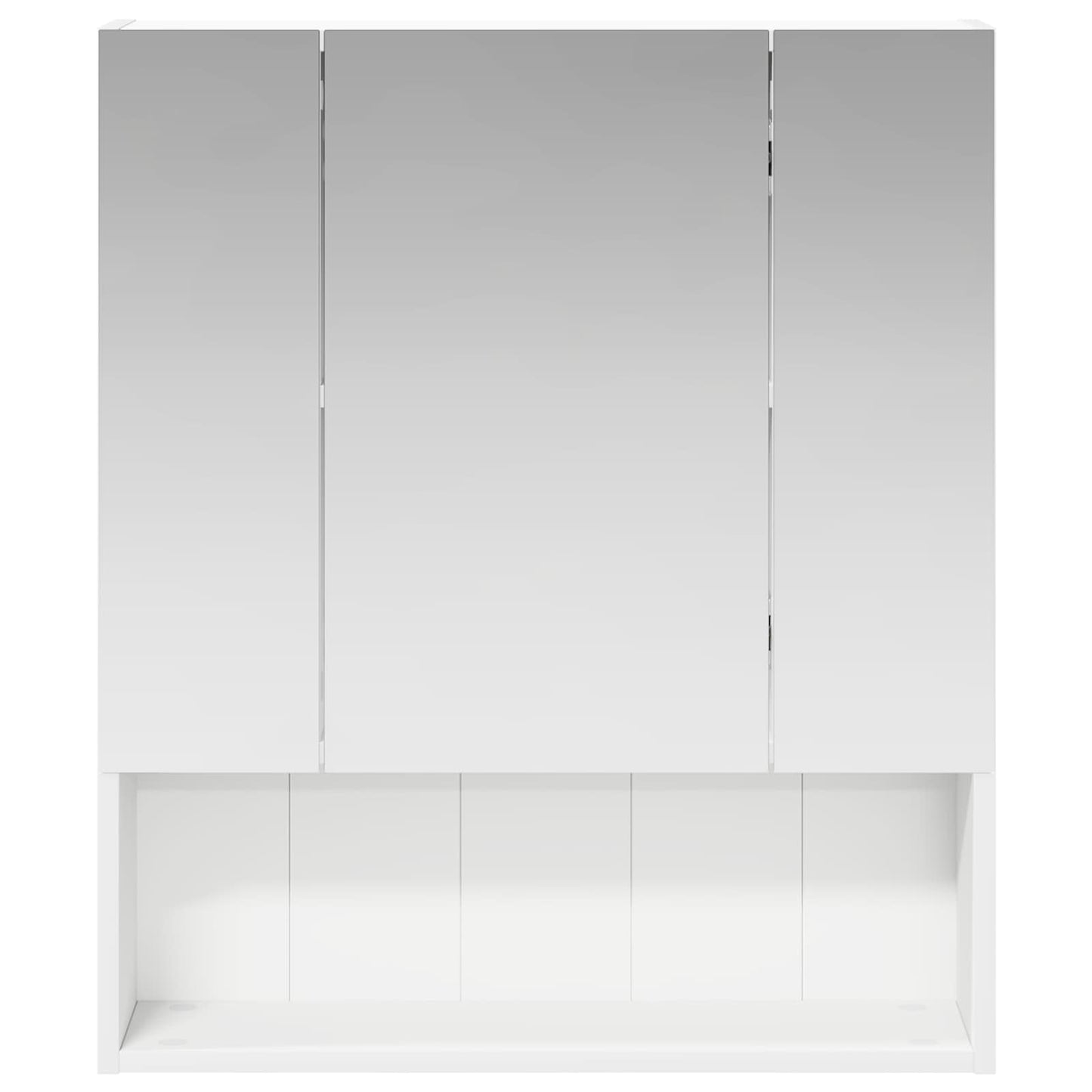 vidaXL Bathroom Mirror Cabinet White 60 x 14.5 x 70 cm Engineered wood