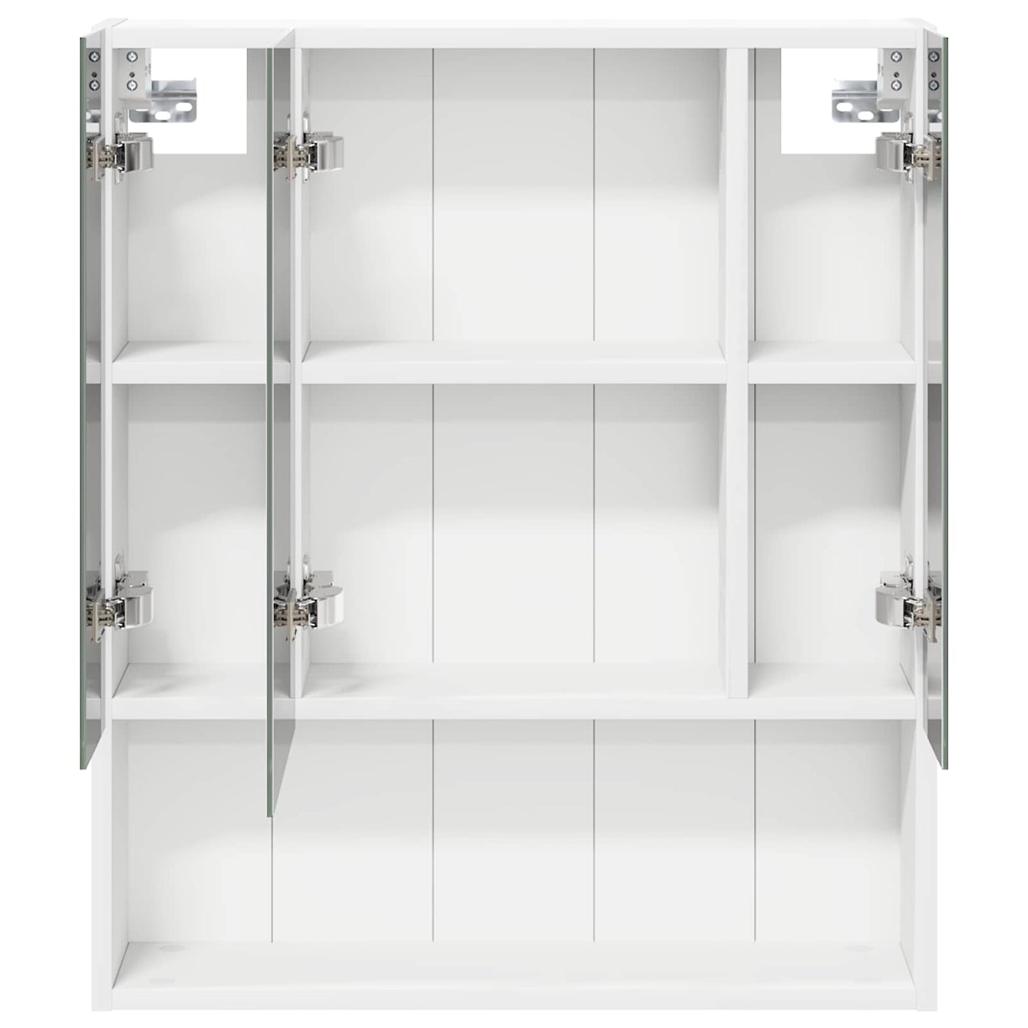 vidaXL Bathroom Mirror Cabinet White 60 x 14.5 x 70 cm Engineered wood
