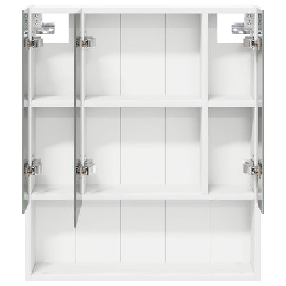 vidaXL Bathroom Mirror Cabinet White 60 x 14.5 x 70 cm Engineered wood
