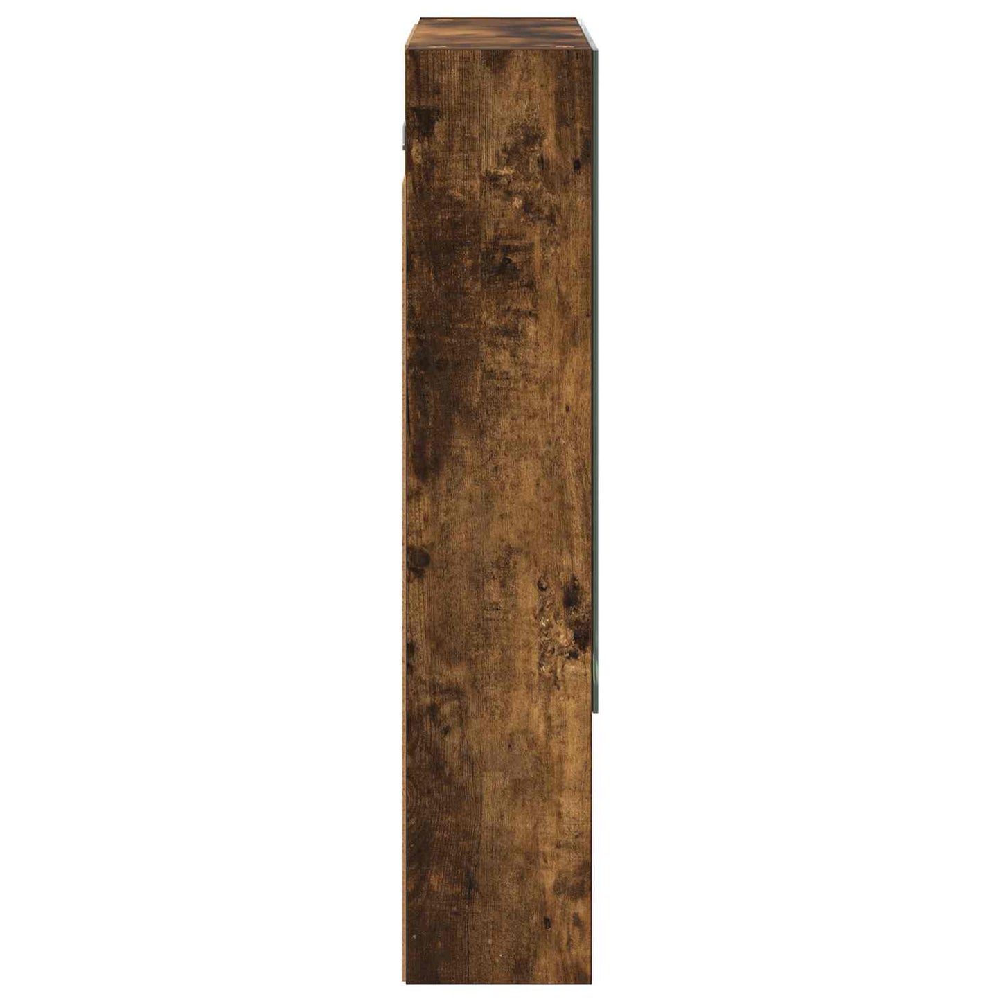 vidaXL Bathroom Mirror Cabinet Smoked Oak 60 x 14.5 x 70 cm
