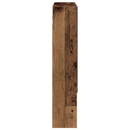 vidaXL Bathroom Mirror Cabinet with Shelf Old Wood 60 x 14.5 x 70 cm