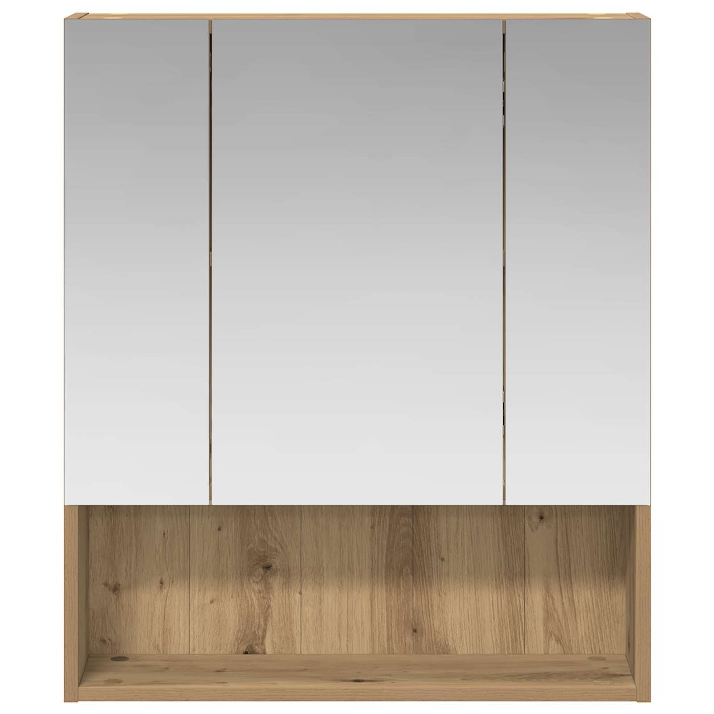 vidaXL Bathroom Mirror Cabinet Artisian Oak 60 x 14.5 x 70 cm