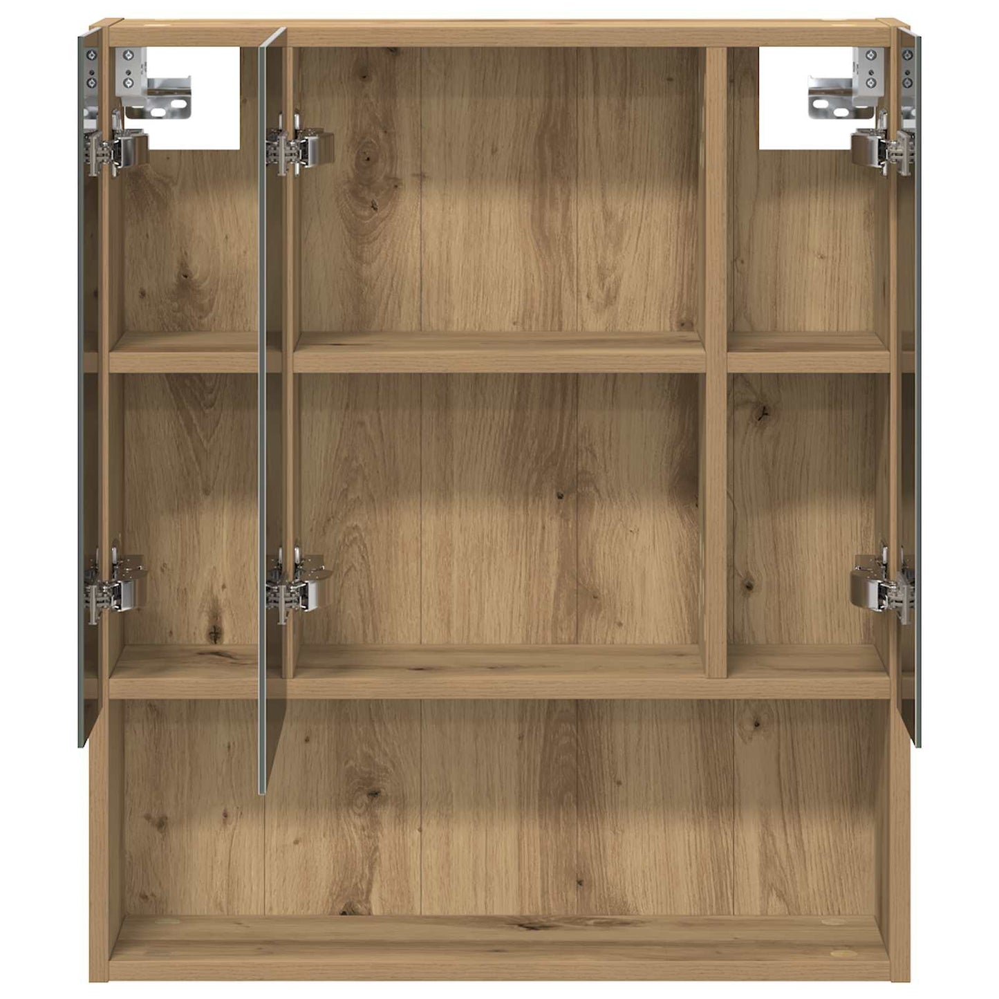 vidaXL Bathroom Mirror Cabinet Artisian Oak 60 x 14.5 x 70 cm