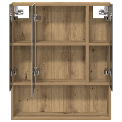 vidaXL Bathroom Mirror Cabinet Artisian Oak 60 x 14.5 x 70 cm