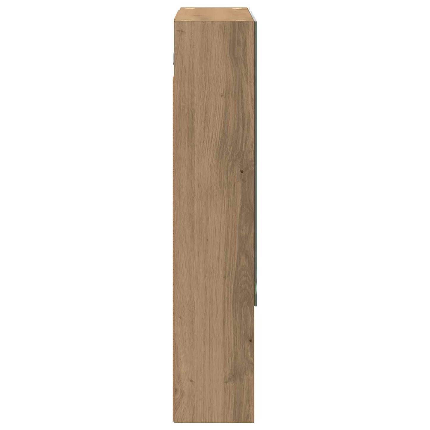vidaXL Bathroom Mirror Cabinet Artisian Oak 60 x 14.5 x 70 cm
