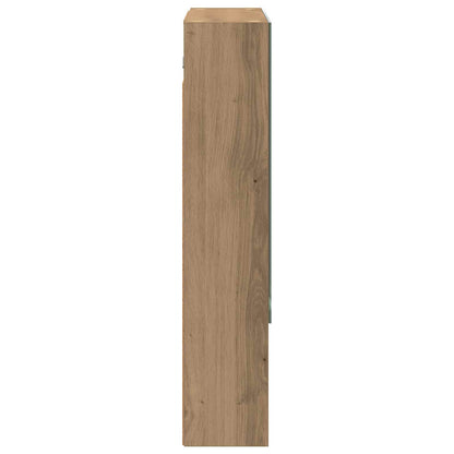 vidaXL Bathroom Mirror Cabinet Artisian Oak 60 x 14.5 x 70 cm