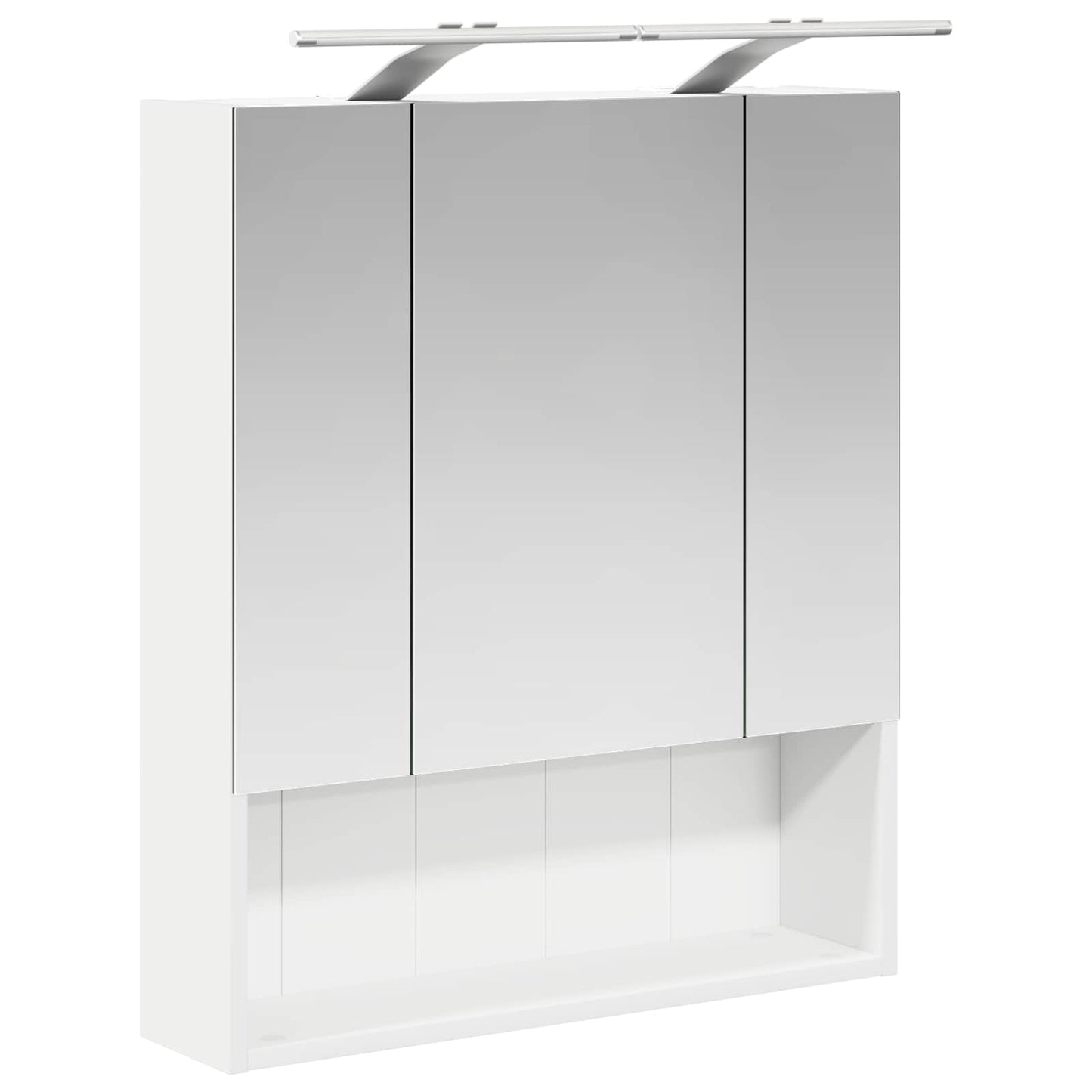 vidaXL Bathroom Mirror Cabinet White 60 x 14.5 x 70 cm Engineered wood