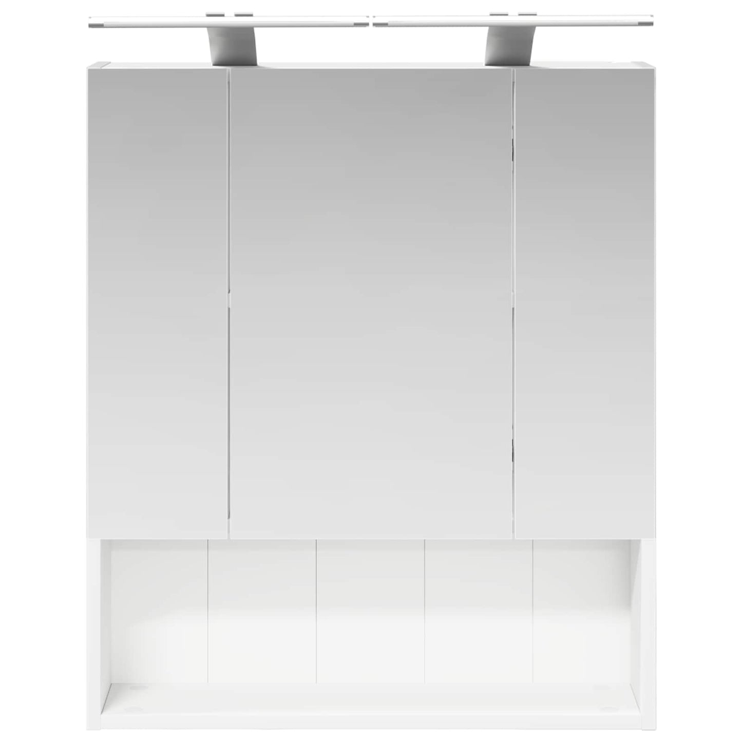 vidaXL Bathroom Mirror Cabinet White 60 x 14.5 x 70 cm Engineered wood