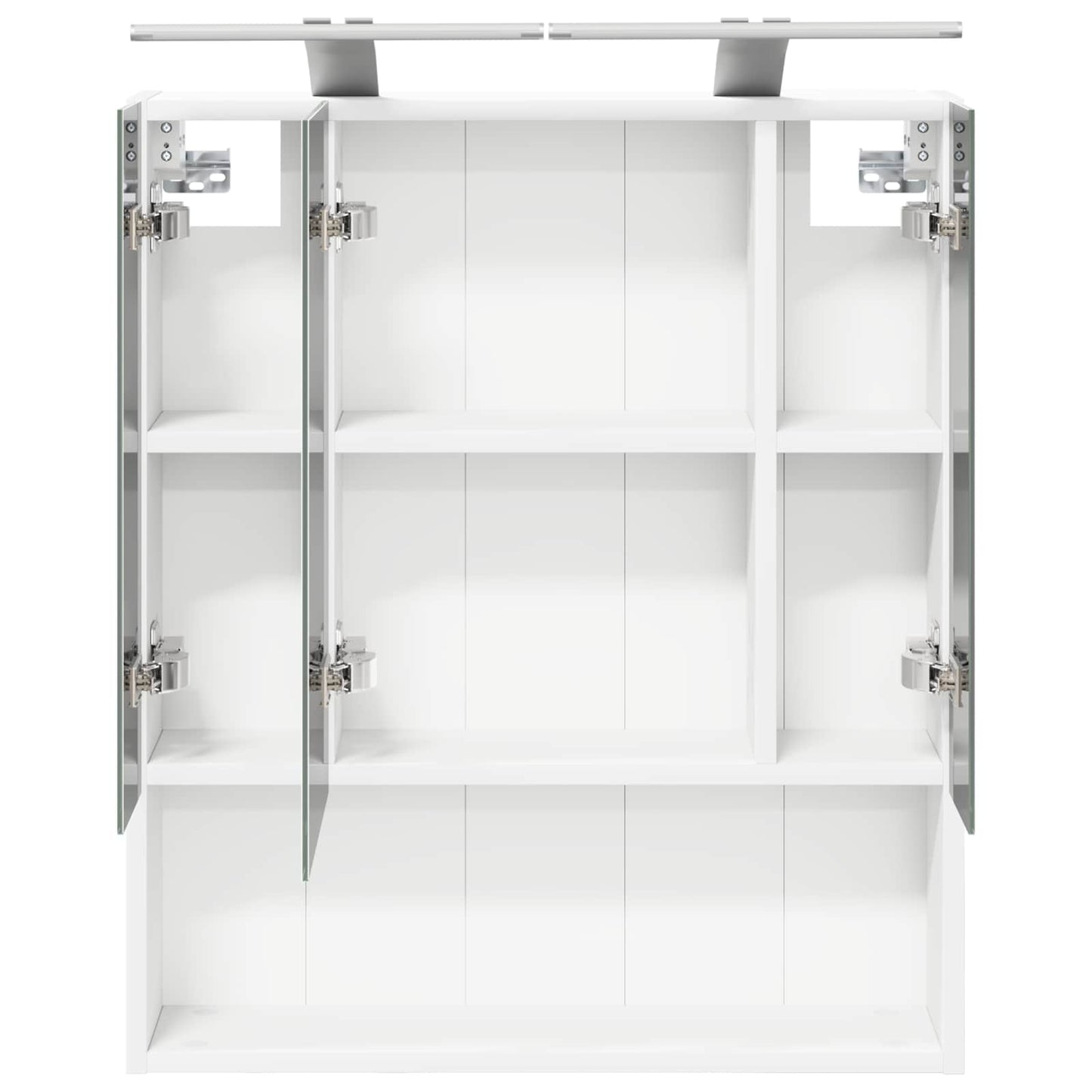 vidaXL Bathroom Mirror Cabinet White 60 x 14.5 x 70 cm Engineered wood