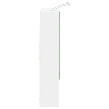 vidaXL Bathroom Mirror Cabinet White 60 x 14.5 x 70 cm Engineered wood