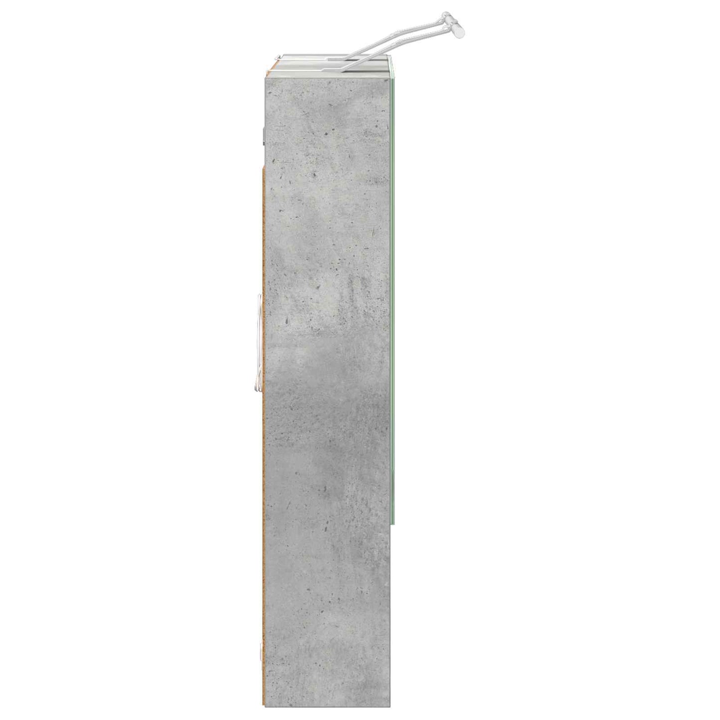 vidaXL Bathroom Mirror Cabinet Concrete Grey 60 x 14.5 x 70 cm