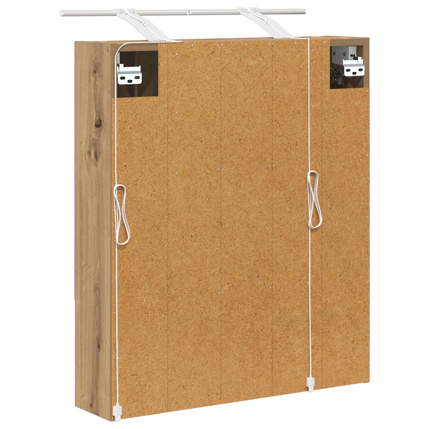 vidaXL Bathroom Mirror Cabinet Artisian Oak 60 x 14.5 x 70 cm