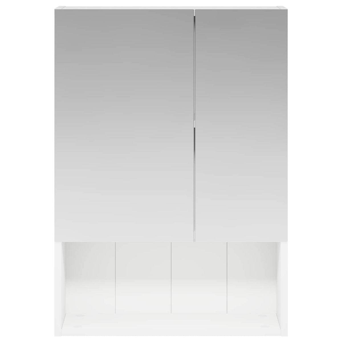 vidaXL Bathroom Mirror Cabinet White 50 x 14.5 x 70 cm Engineered wood
