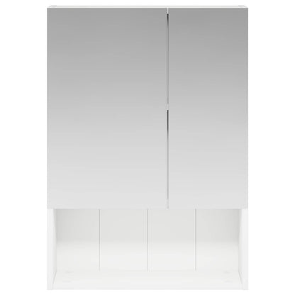 vidaXL Bathroom Mirror Cabinet White 50 x 14.5 x 70 cm Engineered wood