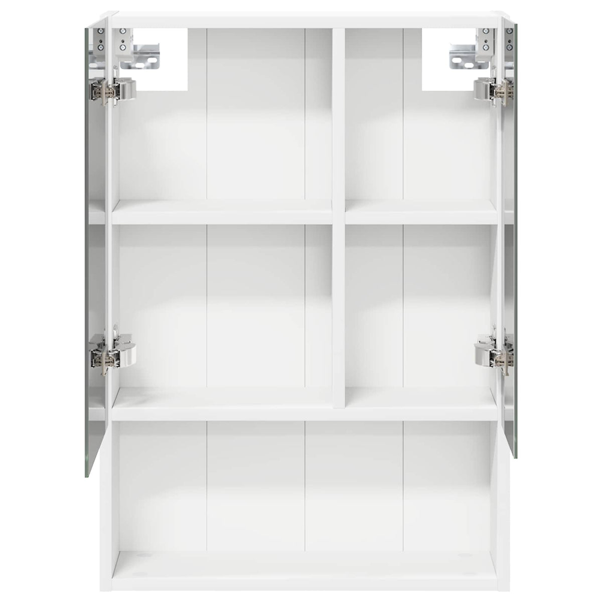 vidaXL Bathroom Mirror Cabinet White 50 x 14.5 x 70 cm Engineered wood