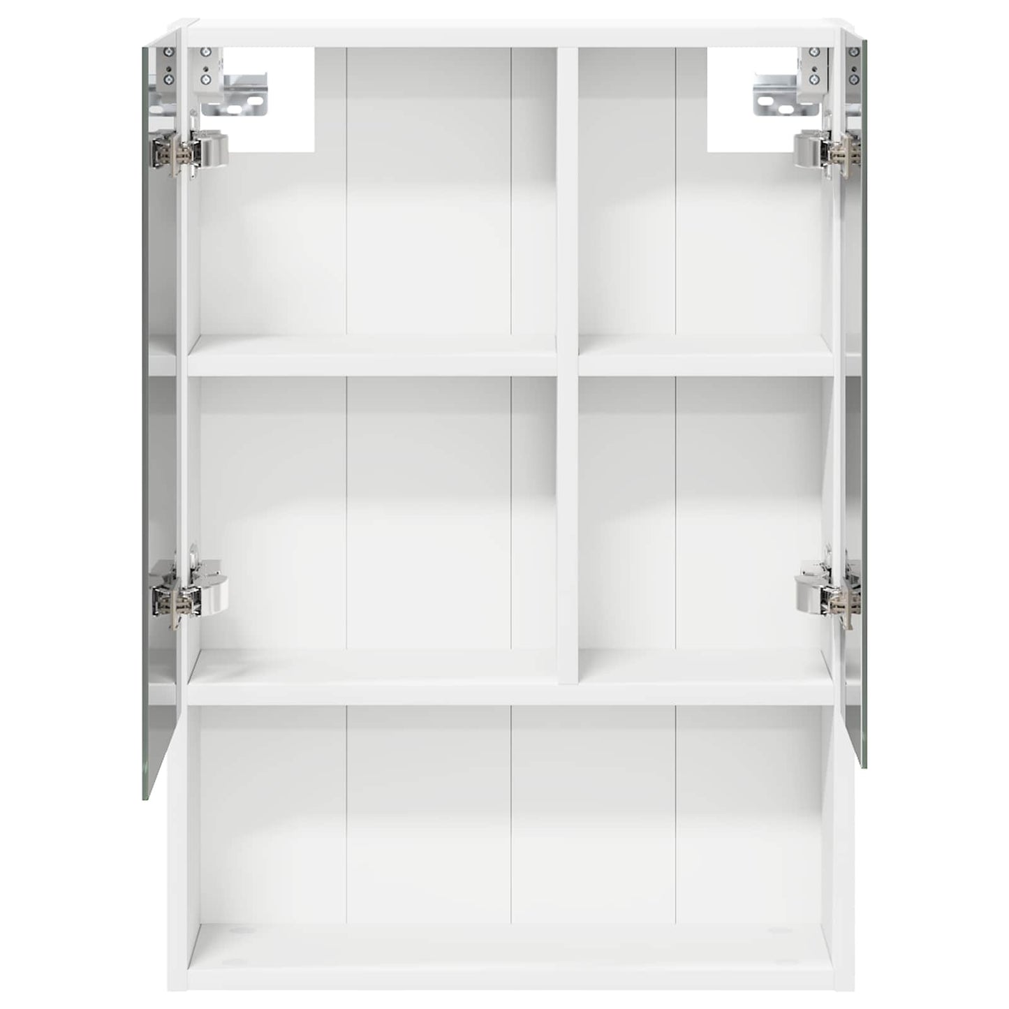 vidaXL Bathroom Mirror Cabinet White 50 x 14.5 x 70 cm Engineered wood