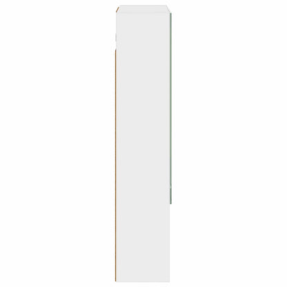 vidaXL Bathroom Mirror Cabinet White 50 x 14.5 x 70 cm Engineered wood