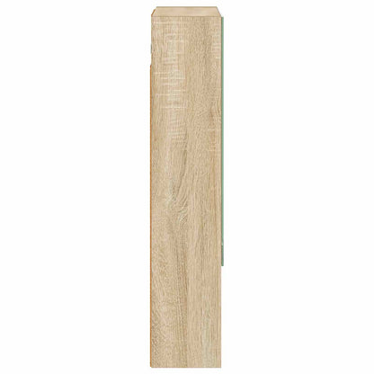 vidaXL Bathroom Mirror Cabinet Sonoma Oak 50 x 14.5 x 70 cm