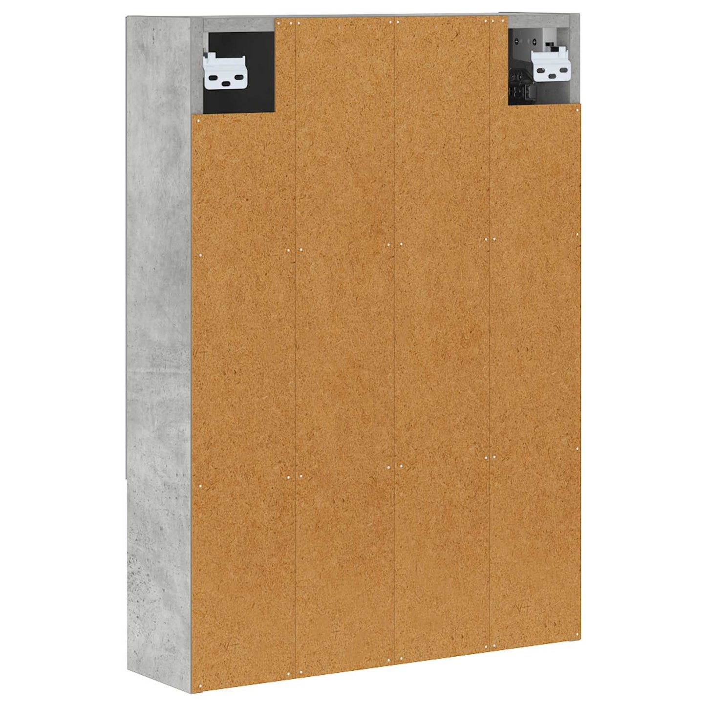 vidaXL Bathroom Mirror Cabinet Concrete Grey 50 x 14.5 x 70 cm