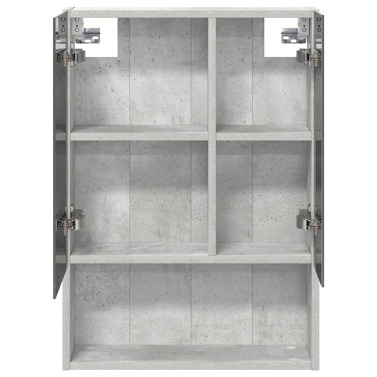vidaXL Bathroom Mirror Cabinet Concrete Grey 50 x 14.5 x 70 cm