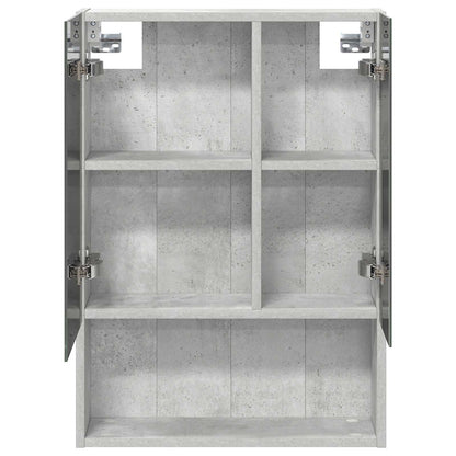 vidaXL Bathroom Mirror Cabinet Concrete Grey 50 x 14.5 x 70 cm