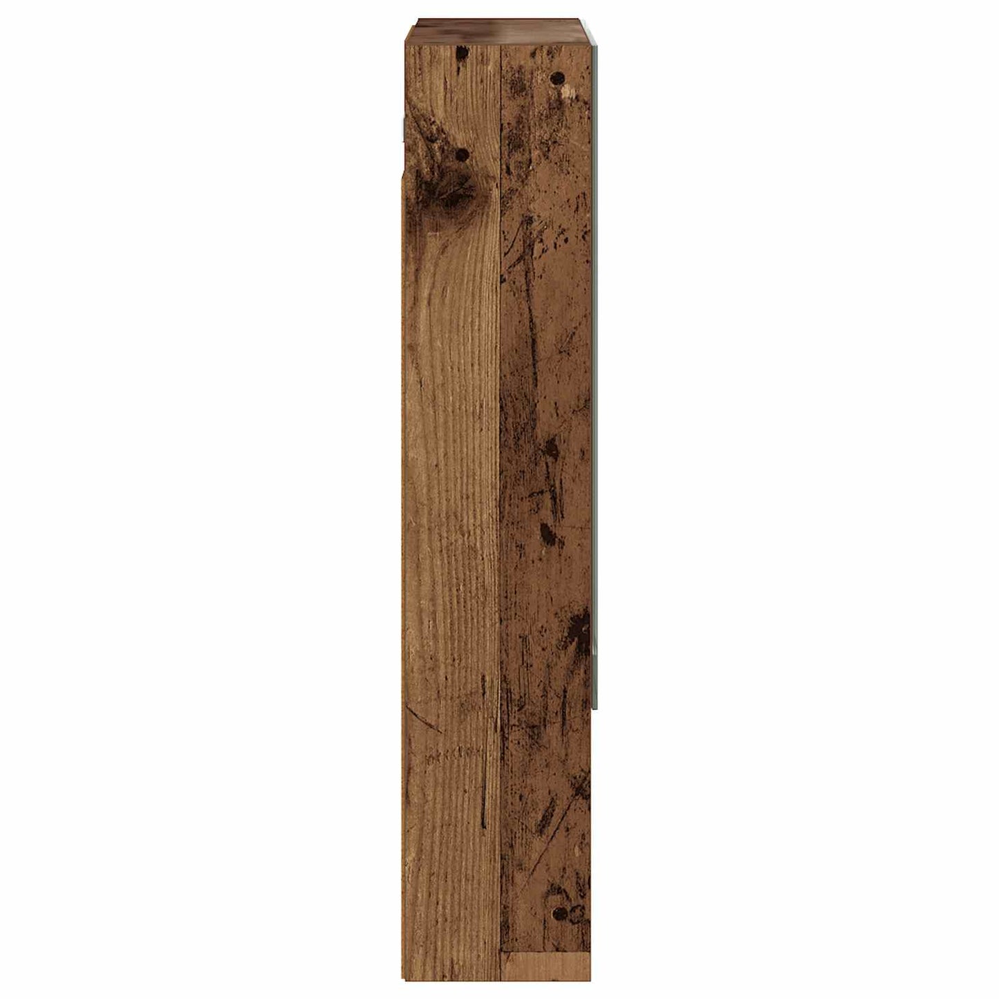 vidaXL Bathroom Mirror Cabinet with Shelf Old Wood 50 x 14.5 x 70 cm