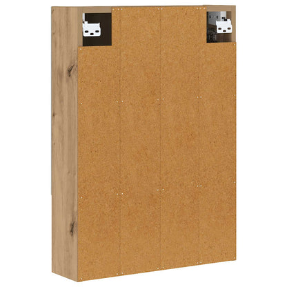 vidaXL Bathroom Mirror Cabinet Artisian Oak 50 x 14.5 x 70 cm