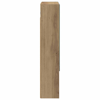vidaXL Bathroom Mirror Cabinet Artisian Oak 50 x 14.5 x 70 cm