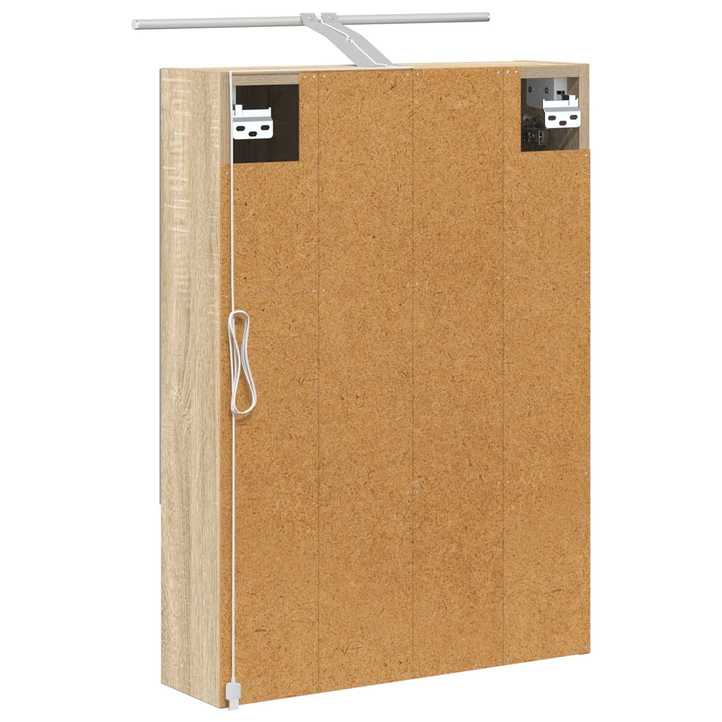 vidaXL Bathroom Mirror Cabinet with Shelf Sonoma Oak 50 x 14.5 x 70 cm