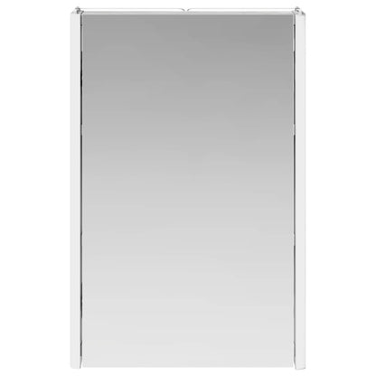 vidaXL Bathroom Mirror Cabinet Grey Sonoma 33 x 11.5 x 50 cm