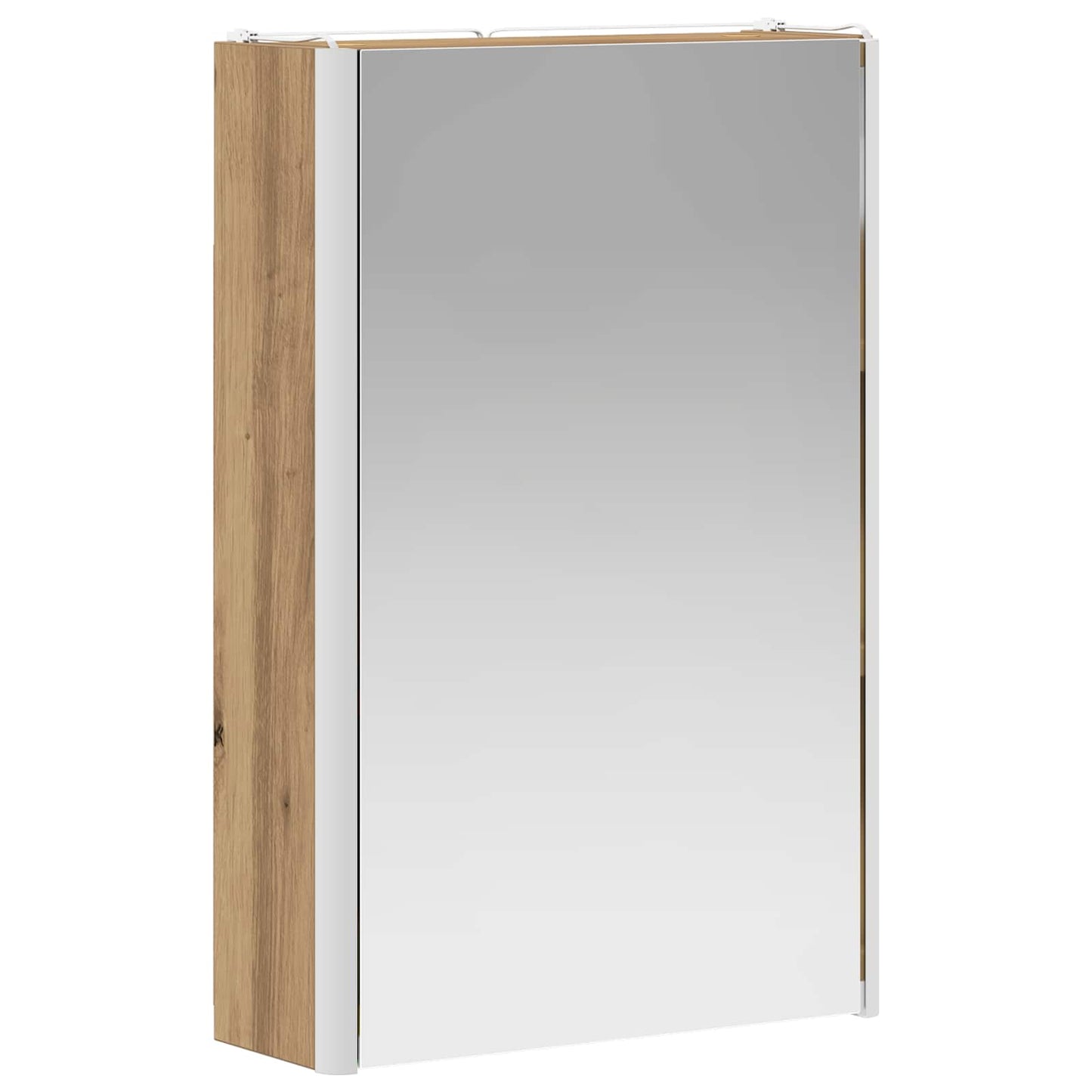vidaXL Bathroom Mirror Cabinet Artisian Oak 33 x 11.5 x 50 cm