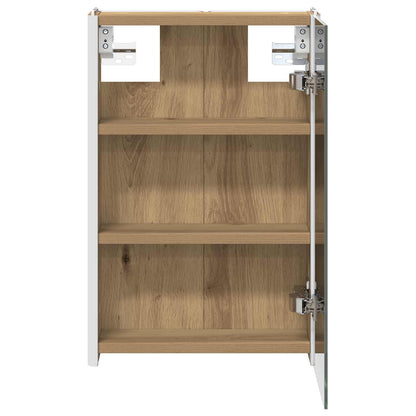 vidaXL Bathroom Mirror Cabinet Artisian Oak 33 x 11.5 x 50 cm