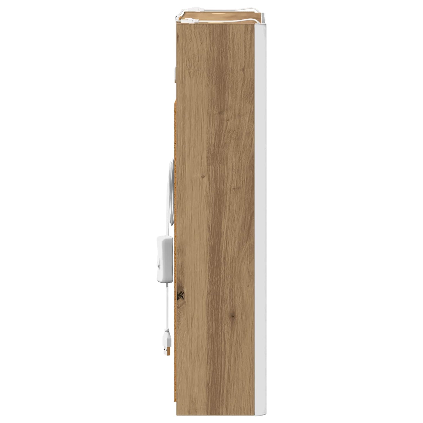 vidaXL Bathroom Mirror Cabinet Artisian Oak 33 x 11.5 x 50 cm