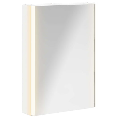 vidaXL Bathroom Mirror Cabinet White 43 x 11.5 x 60.5 cm