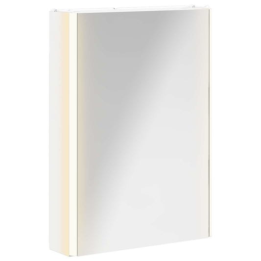 vidaXL Bathroom Mirror Cabinet White 43 x 11.5 x 60.5 cm