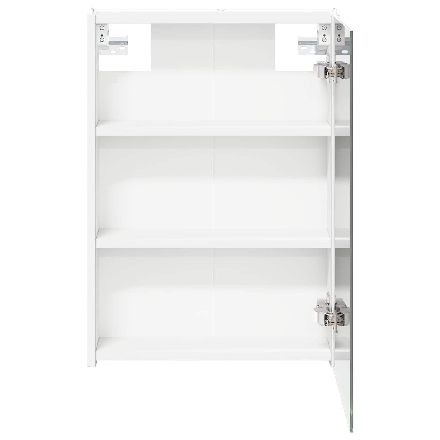 vidaXL Bathroom Mirror Cabinet White 43 x 11.5 x 60.5 cm