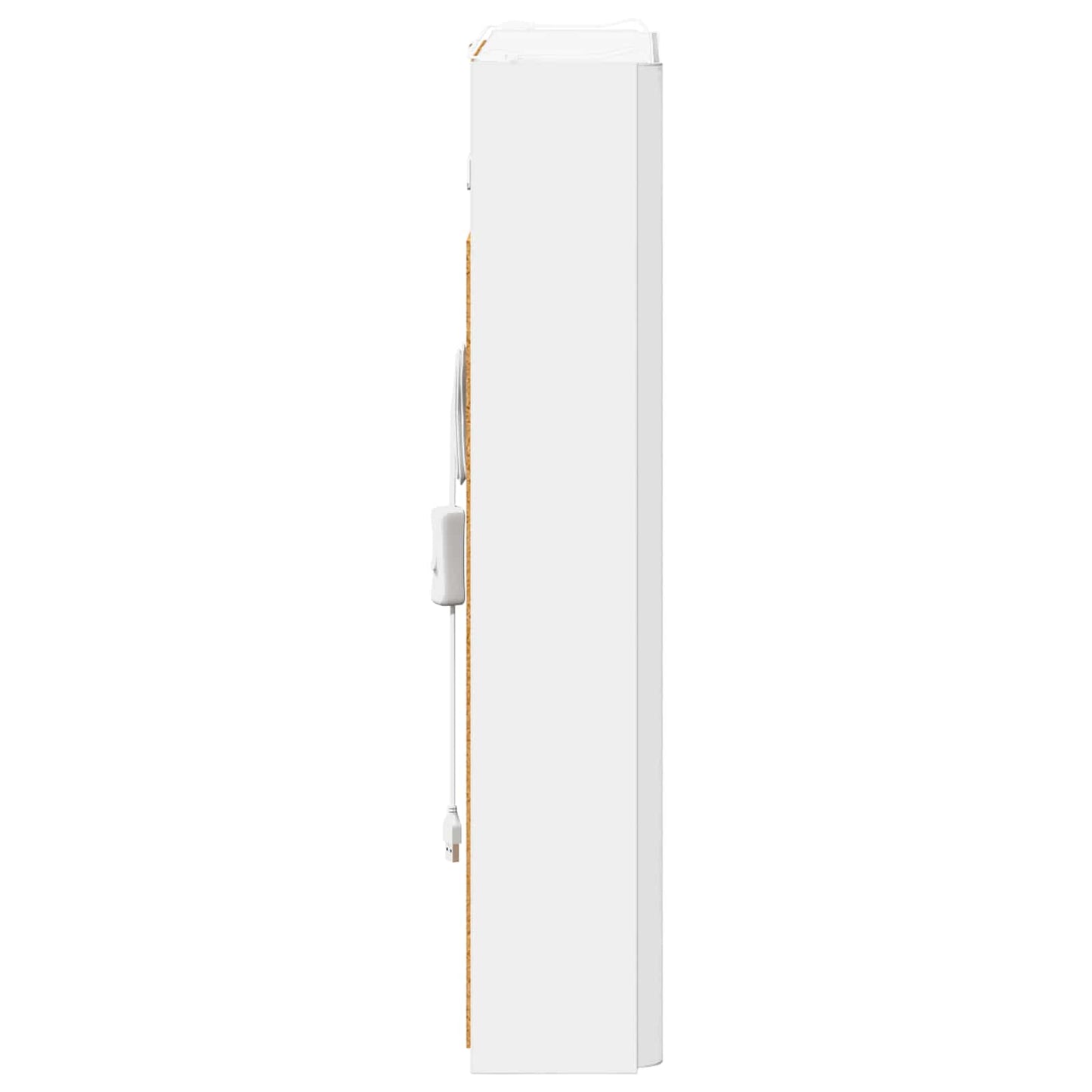 vidaXL Bathroom Mirror Cabinet White 43 x 11.5 x 60.5 cm