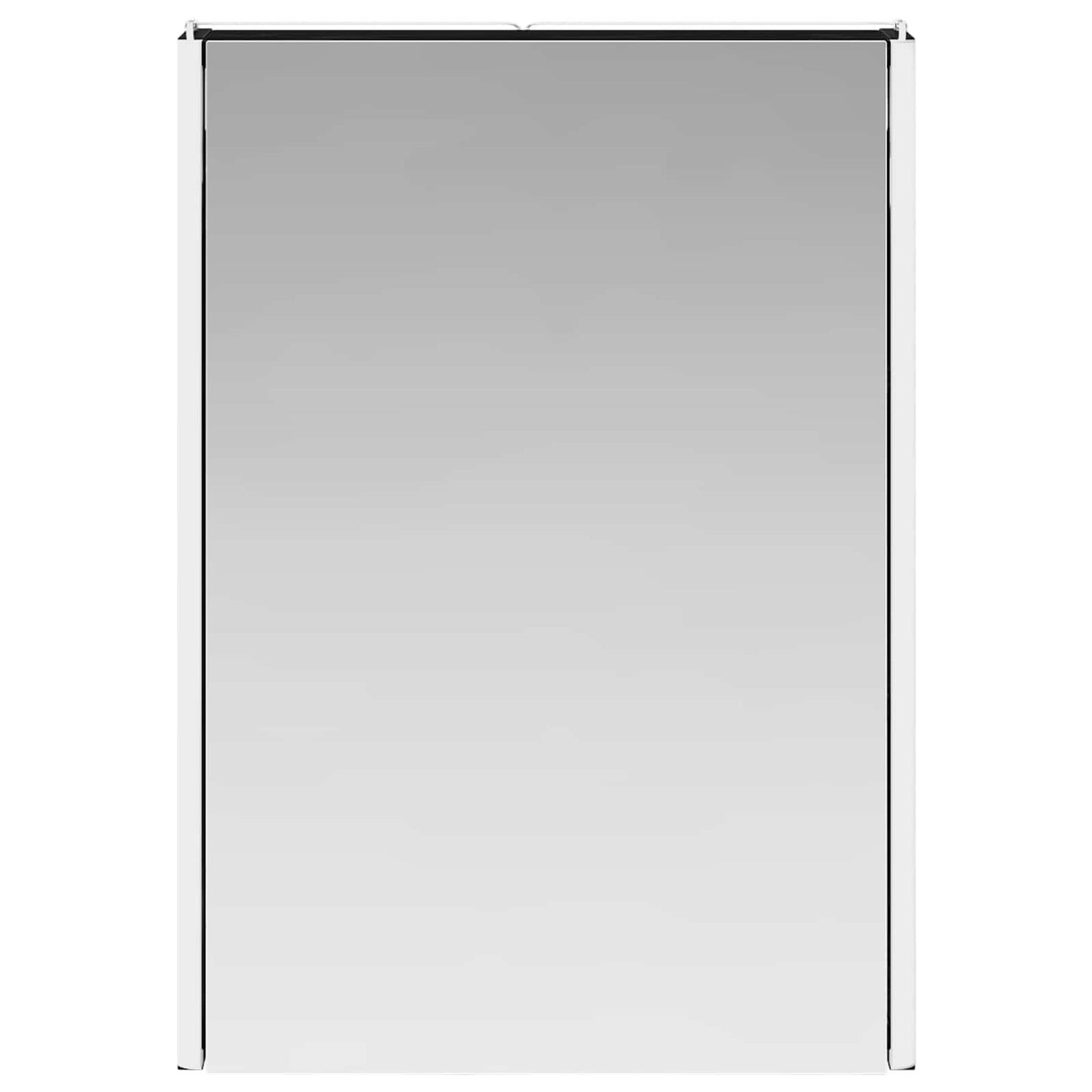 vidaXL Bathroom Mirror Cabinet Black Oak 43 x 11.5 x 60.5 cm
