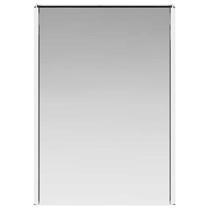 vidaXL Bathroom Mirror Cabinet Black Oak 43 x 11.5 x 60.5 cm